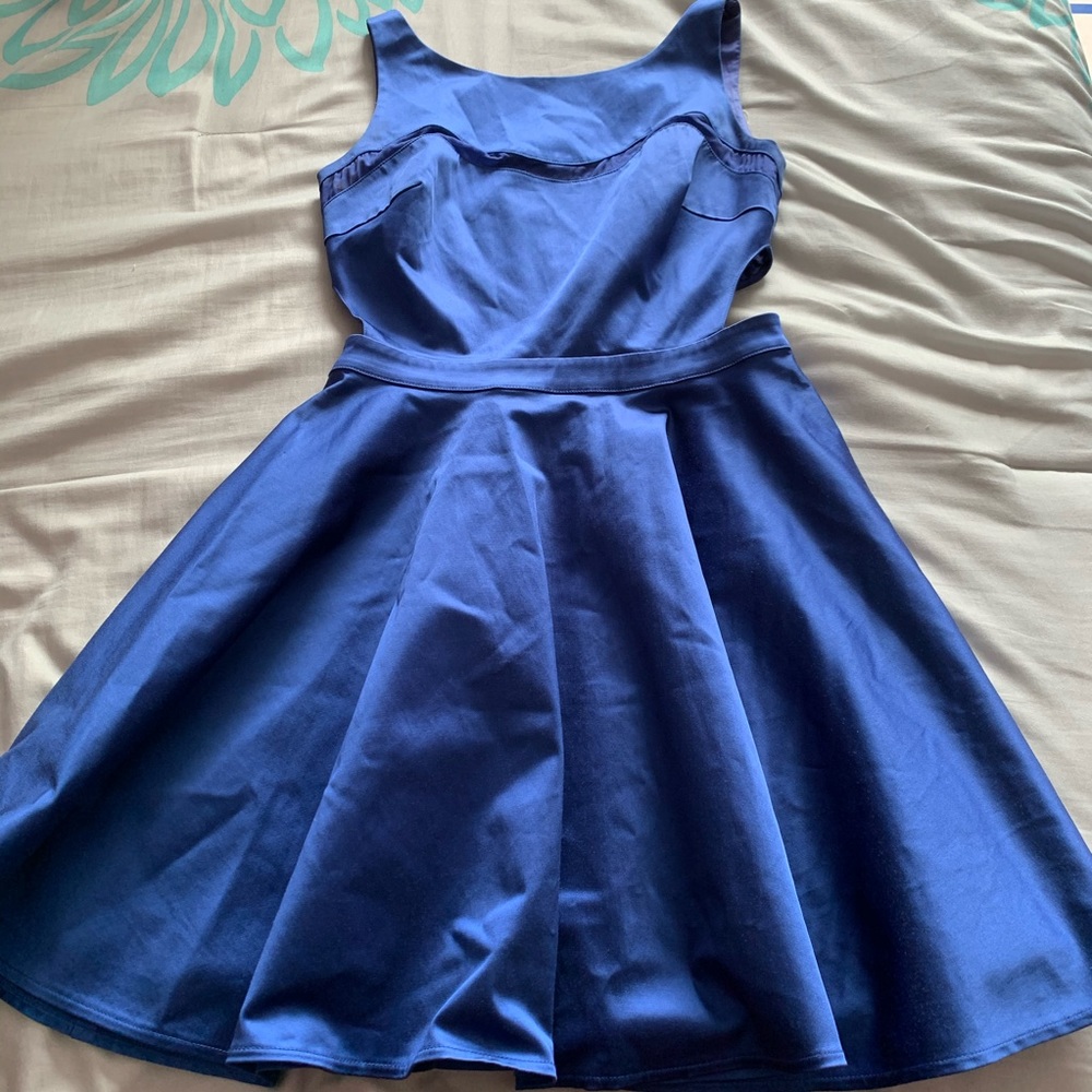 Blue dress